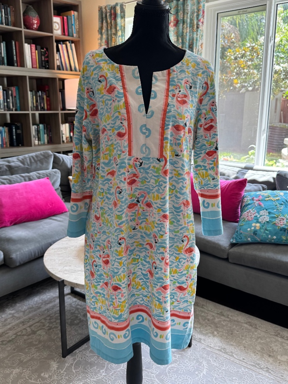 Barbara Erickson Flamingo Summer Dress